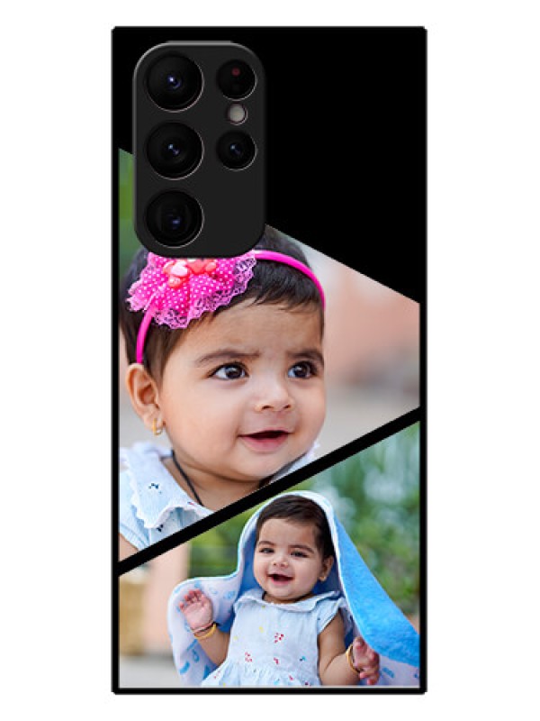 Custom Galaxy S22 Ultra 5G Custom Metal Phone CaseSemi Cut Design