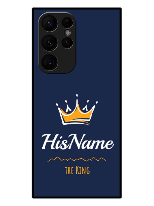 Custom Galaxy S22 Ultra 5G Custom Metal Phone CaseKing With Name Design
