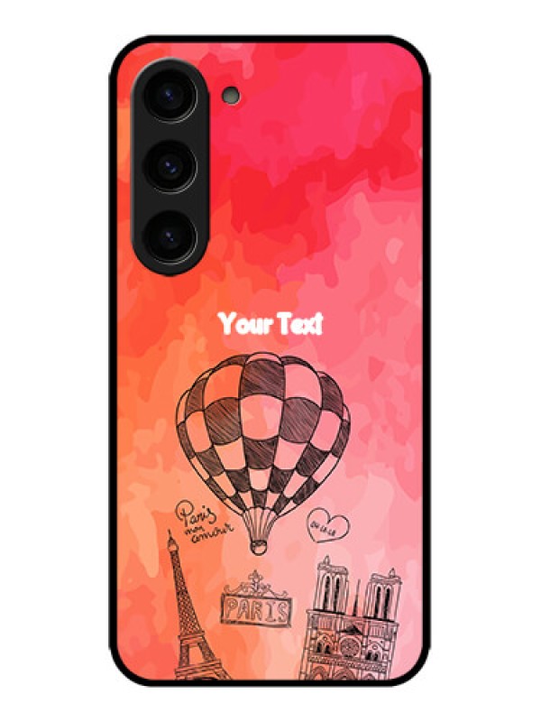 Custom Galaxy S23 5G Custom Metal Phone CaseParis Theme Design