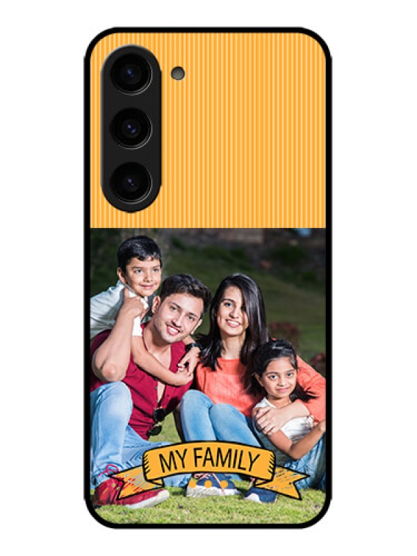Custom Galaxy S23 5G Custom Metal Phone CaseMy Family Design