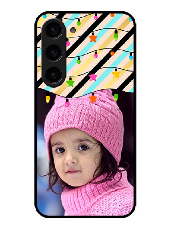 Custom Galaxy S23 5G Custom Metal Phone CaseLights Hanging Design