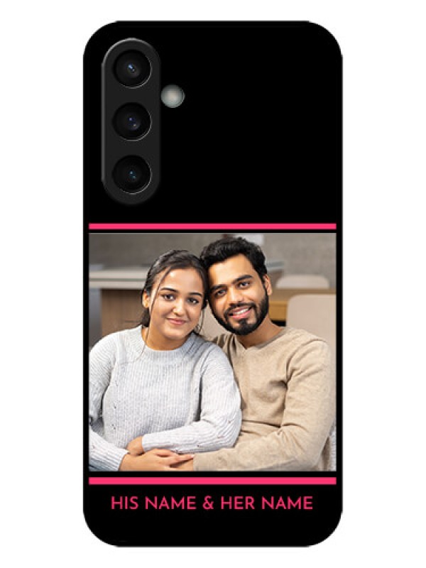 Custom Galaxy S23 FE 5G Custom Metal Phone CaseWith Add Text Design