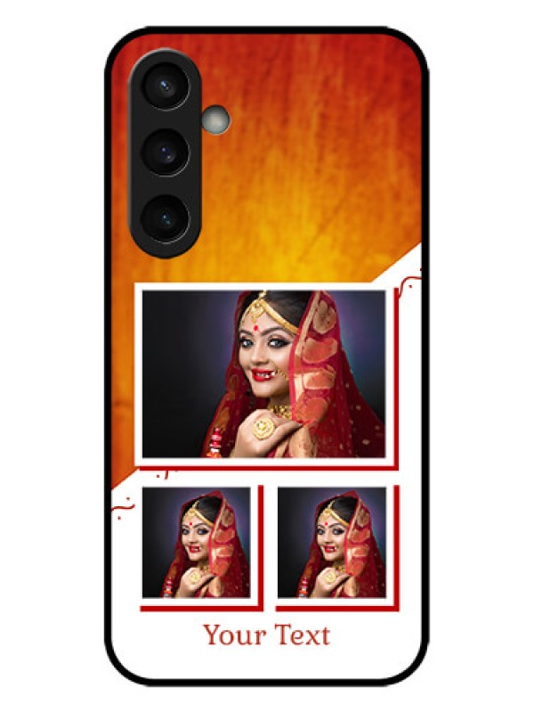 Custom Galaxy S23 FE 5G Custom Metal Phone CaseWedding Memories Design