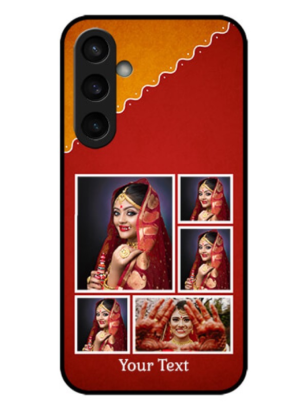 Custom Galaxy S23 FE 5G Custom Metal Phone CaseWedding Pic Upload Design