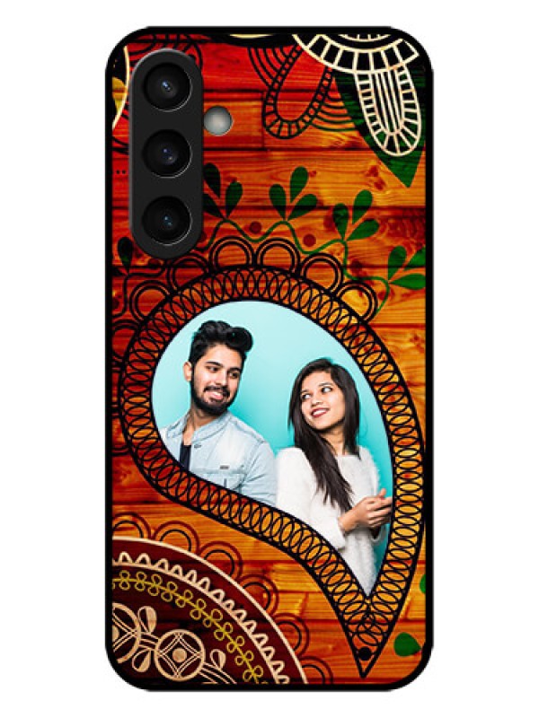 Custom Galaxy S23 FE 5G Custom Metal Phone CaseAbstract Colorful Design