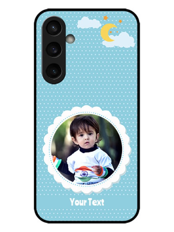 Custom Galaxy S23 FE 5G Custom Metal Phone CaseViolet Pattern Design