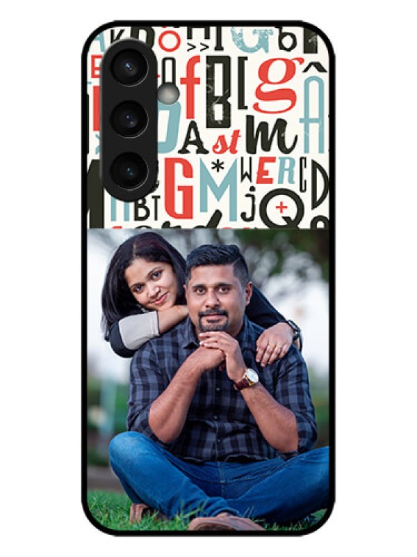 Custom Galaxy S23 FE 5G Custom Metal Phone CaseAlphabet Design