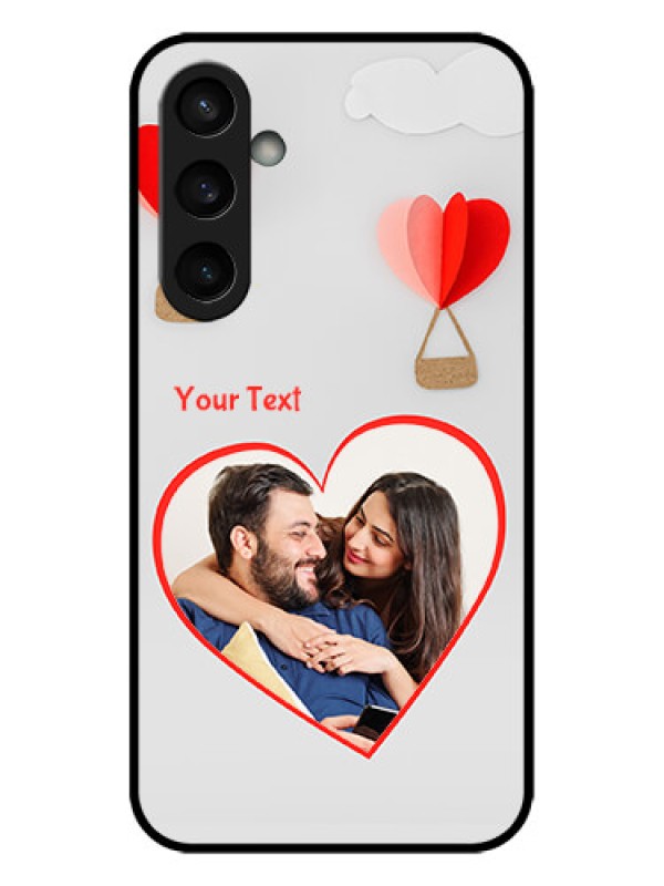 Custom Galaxy S23 FE 5G Custom Metal Phone CaseParachute Love Design