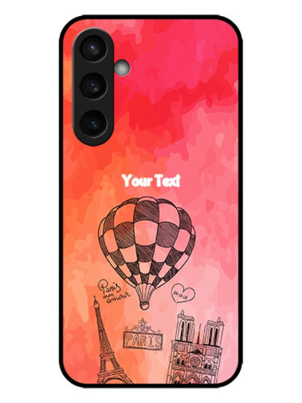 Custom Galaxy S23 FE 5G Custom Metal Phone CaseParis Theme Design