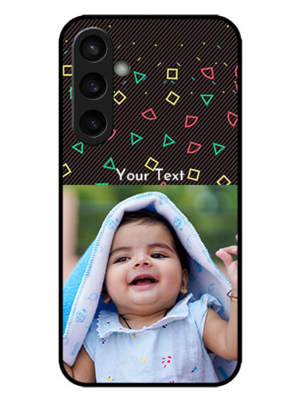 Custom Galaxy S23 FE 5G Custom Metal Phone CaseWith Confetti Birthday Design