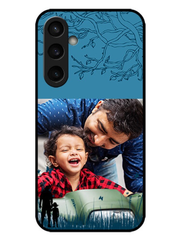 Custom Galaxy S23 FE 5G Custom Metal Phone CaseBest Dad Design