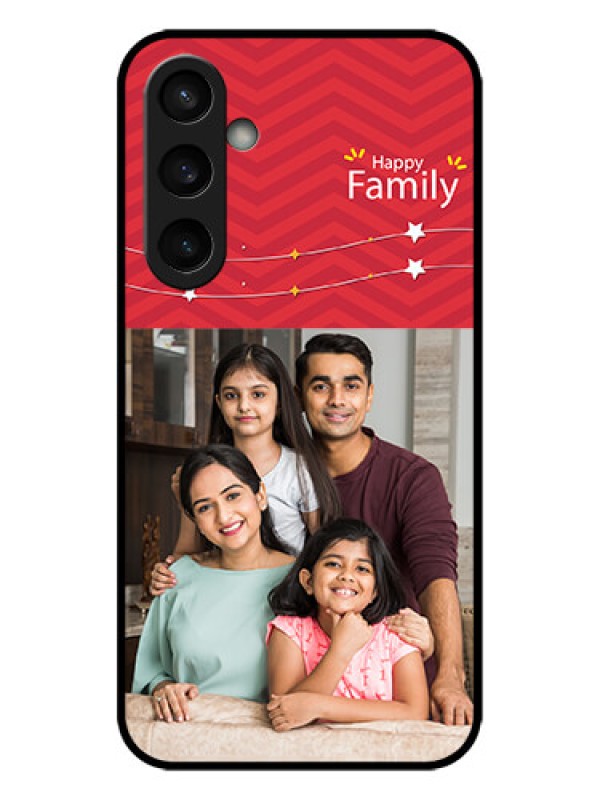 Custom Galaxy S23 FE 5G Custom Metal Phone CaseHappy Family Design