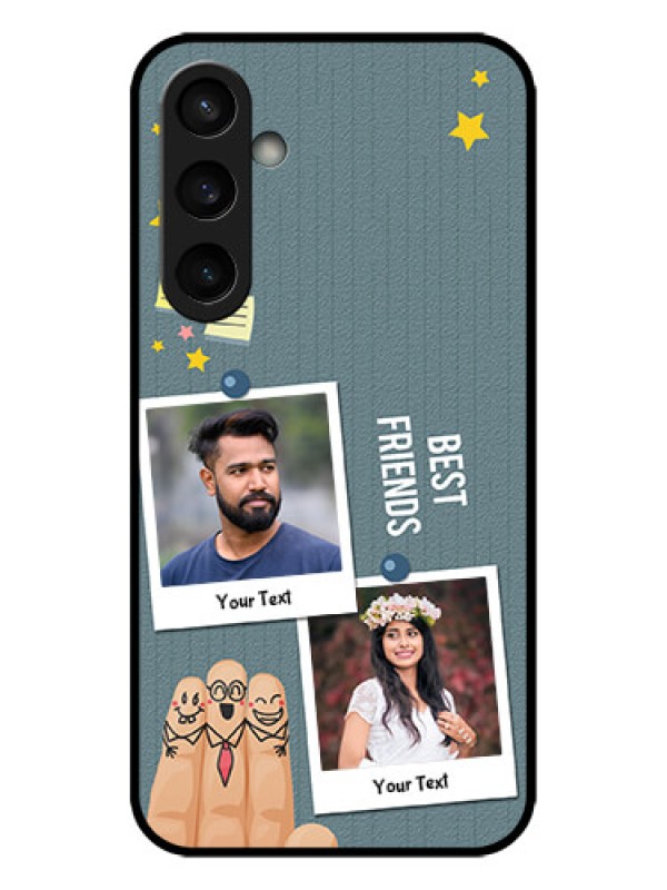Custom Galaxy S23 FE 5G Custom Metal Phone CaseSticky Frames And Friendship Design