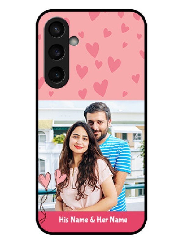 Custom Galaxy S23 FE 5G Custom Metal Phone CaseLove Design Peach Color