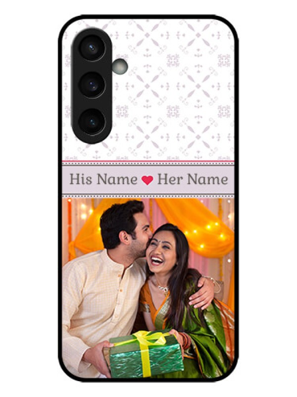 Custom Galaxy S23 FE 5G Custom Metal Phone CaseWith Photo And Ethnic Design
