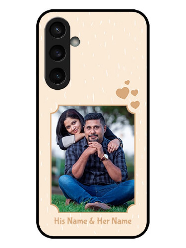 Custom Galaxy S23 FE 5G Custom Metal Phone CaseWith Confetti Love Design