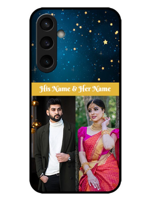 Custom Galaxy S23 FE 5G Custom Metal Phone CaseGalaxy Stars Backdrop Design