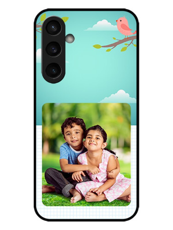 Custom Galaxy S23 FE 5G Custom Metal Phone CaseDoodle Love Design