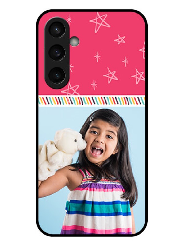 Custom Galaxy S23 FE 5G Custom Metal Phone CaseLine Art Design