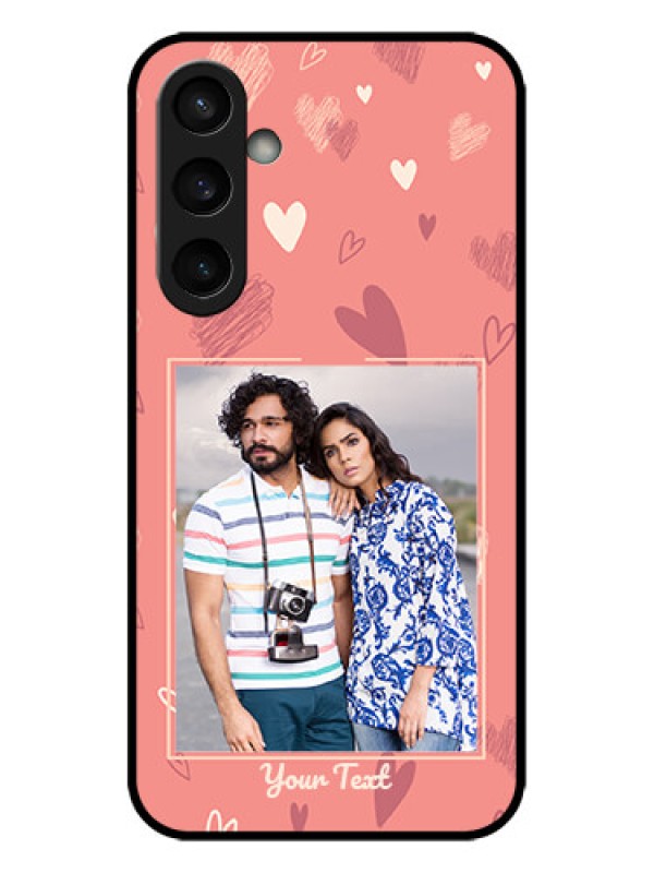 Custom Galaxy S23 FE 5G Custom Metal Phone CaseLove Doodle Art Design