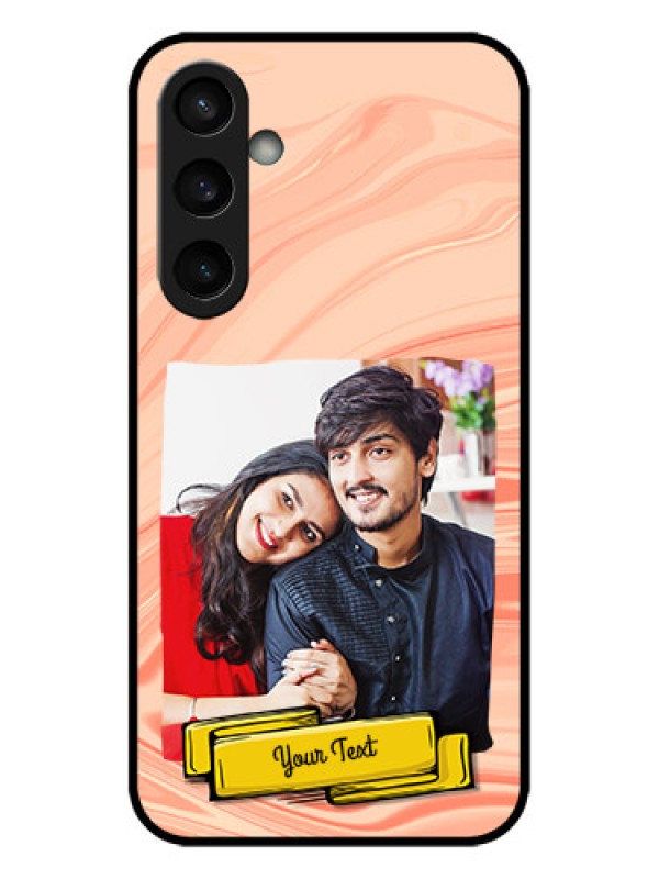 Custom Galaxy S23 FE 5G Custom Metal Phone CaseMarble Texture Design