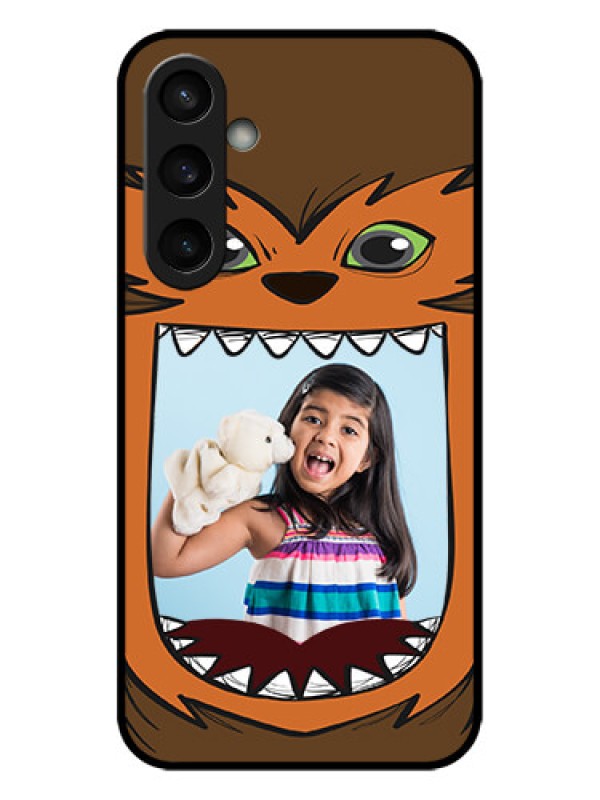 Custom Galaxy S23 FE 5G Custom Metal Phone CaseOwl Monster Back Case Design