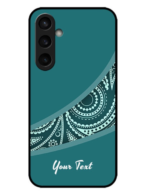 Custom Galaxy S23 FE 5G Custom Metal Phone CaseSemi Visible Floral Design