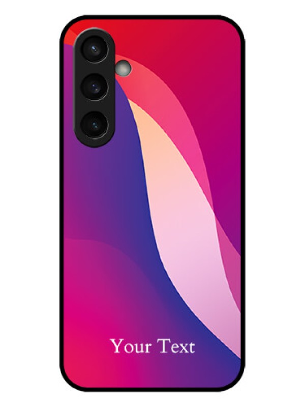 Custom Galaxy S23 FE 5G Custom Metal Phone CaseDigital Abstract Overlap Design