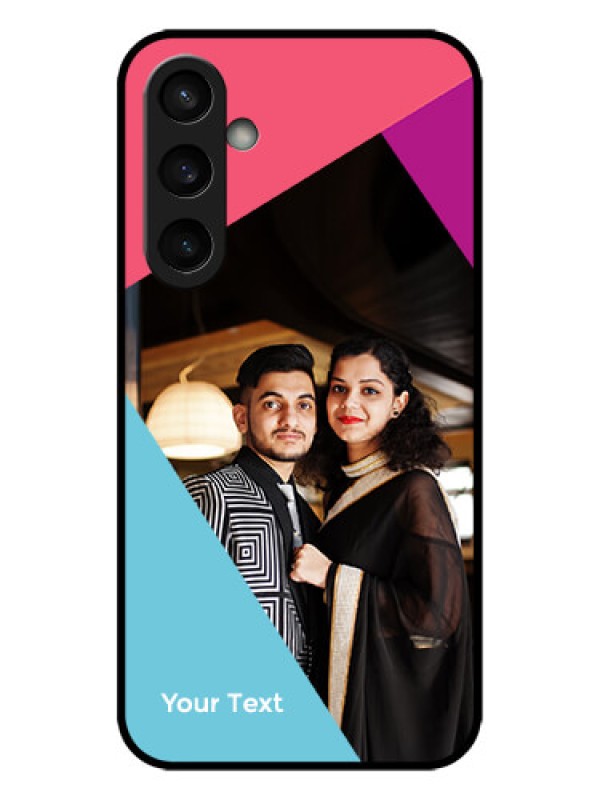 Custom Galaxy S23 FE 5G Custom Metal Phone CaseStacked Triple Colour Design