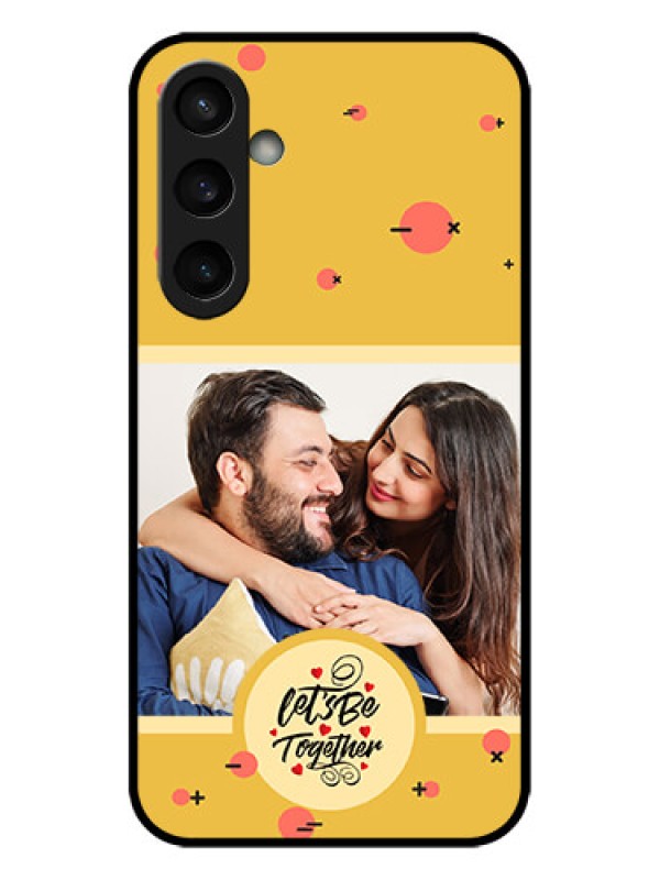 Custom Galaxy S23 FE 5G Custom Metal Phone CaseLets Be Together Design