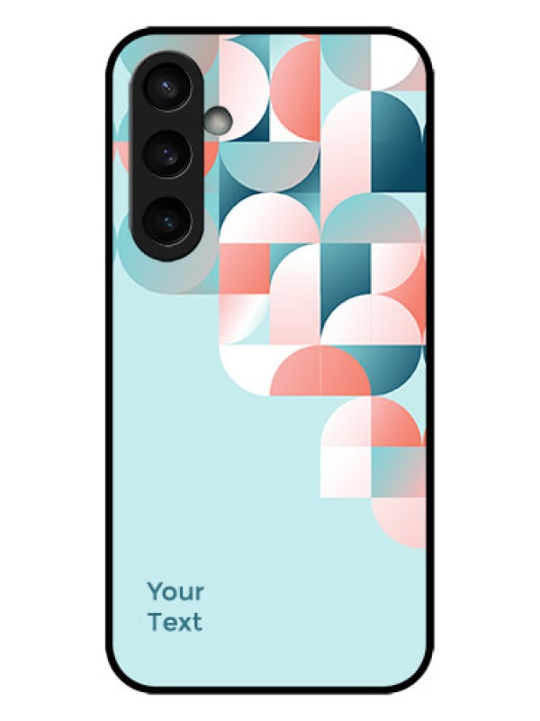 Custom Galaxy S23 FE 5G Custom Metal Phone CaseStylish Semi - Circle Pattern Design