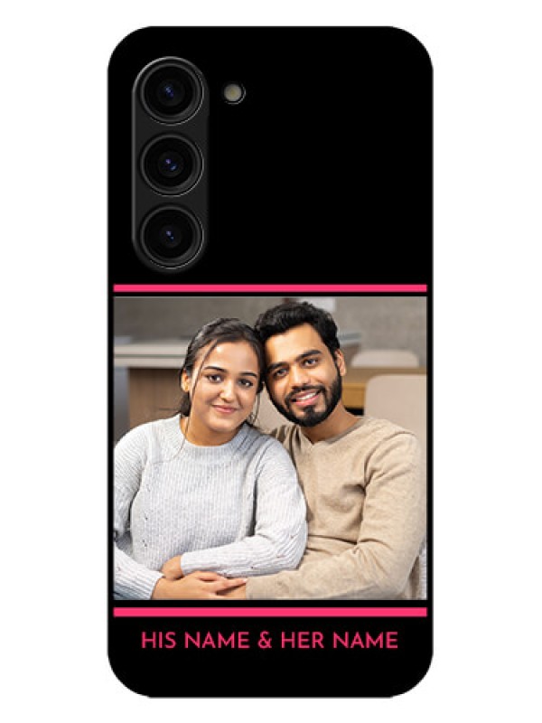 Custom Galaxy S23 Plus 5G Custom Metal Phone Case - With Add Text Design