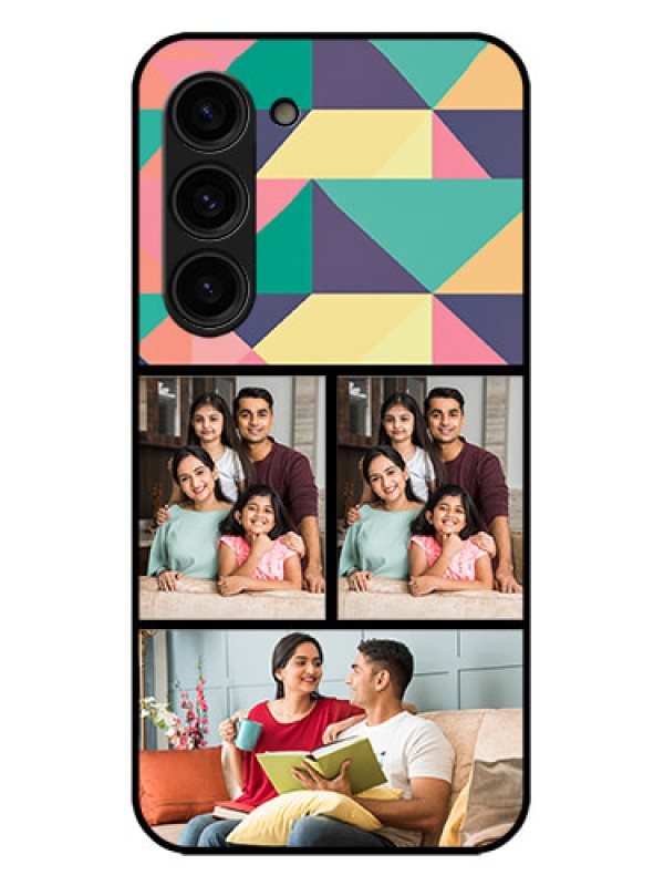 Custom Galaxy S23 Plus 5G Custom Metal Phone Case - Bulk Pic Upload Design