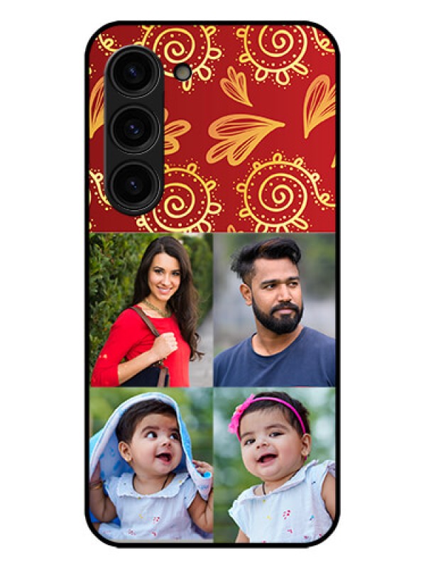 Custom Galaxy S23 Plus 5G Custom Metal Phone Case - 4 Image Traditional Design