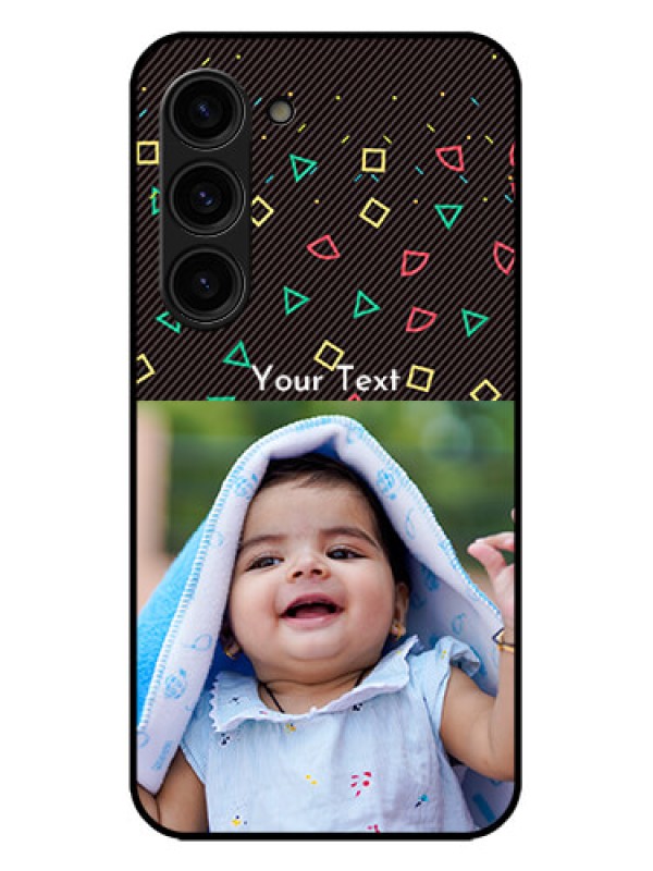 Custom Galaxy S23 Plus 5G Custom Metal Phone Case - With Confetti Birthday Design
