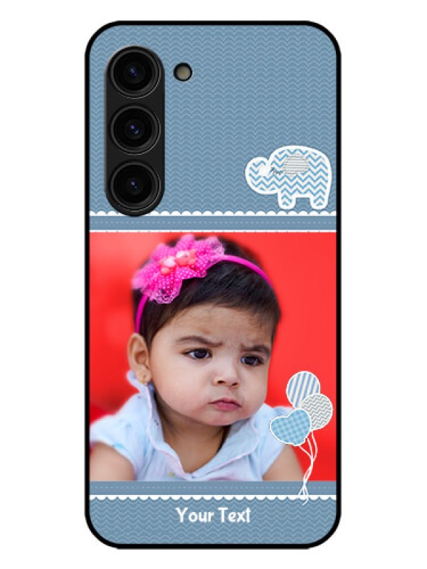 Custom Galaxy S23 Plus 5G Custom Metal Phone Case - With Kids Pattern Design