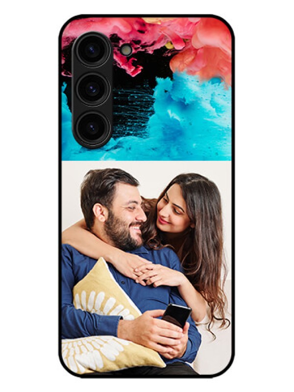 Custom Galaxy S23 Plus 5G Custom Metal Phone Case - Quote With Acrylic Painting Design