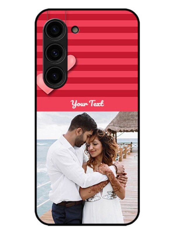 Custom Galaxy S23 Plus 5G Custom Metal Phone Case - Valentines Day Design