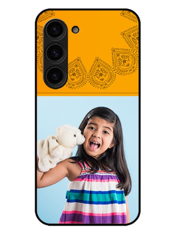 Custom Galaxy S23 Plus 5G Custom Metal Phone Case - Photo Wedding Design