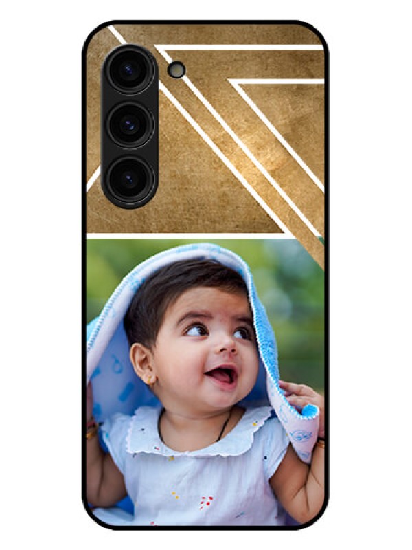 Custom Galaxy S23 Plus 5G Custom Metal Phone Case - Gradient Abstract Texture Design