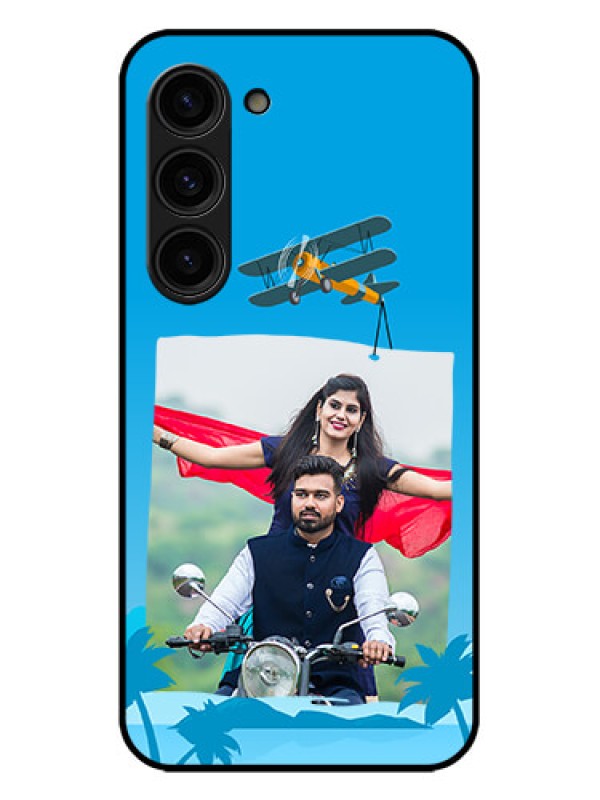 Custom Galaxy S23 Plus 5G Custom Metal Phone Case - Traveller Design