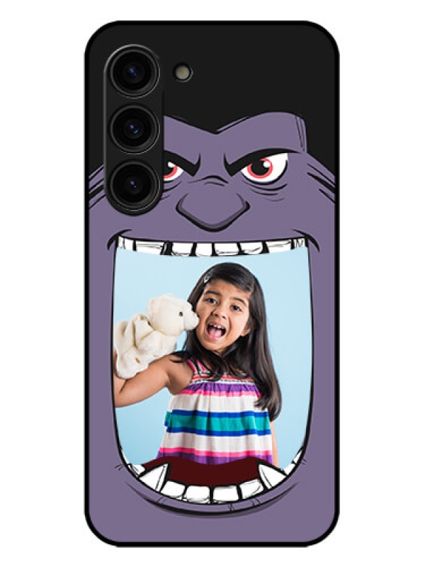 Custom Galaxy S23 Plus 5G Custom Metal Phone Case - Angry Monster Design