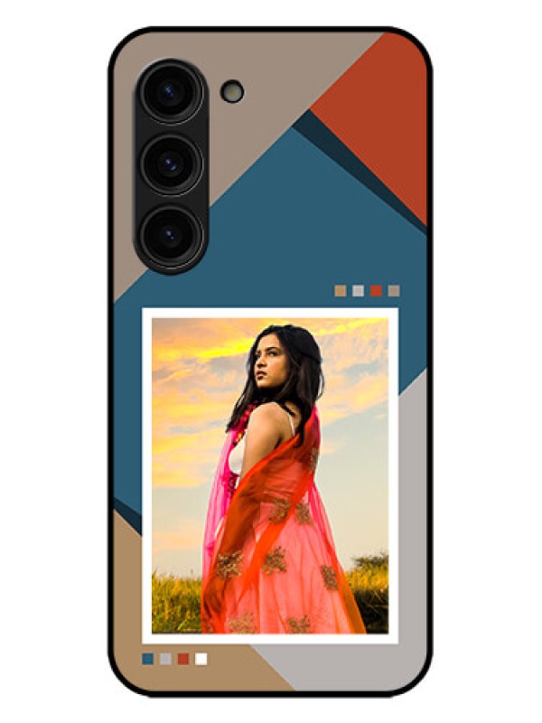 Custom Galaxy S23 Plus 5G Custom Metal Phone Case - Retro Color Pallet Design