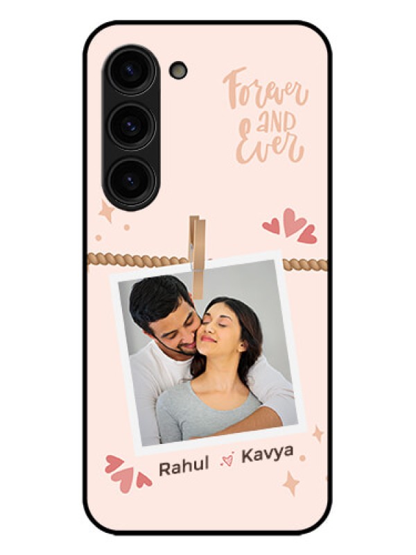Custom Galaxy S23 Plus 5G Custom Metal Phone Case - Forever And Ever Love Design