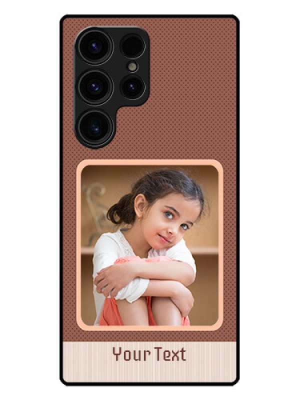 Custom Galaxy S23 Ultra 5G Custom Metal Phone CaseSimple Pic Upload Design