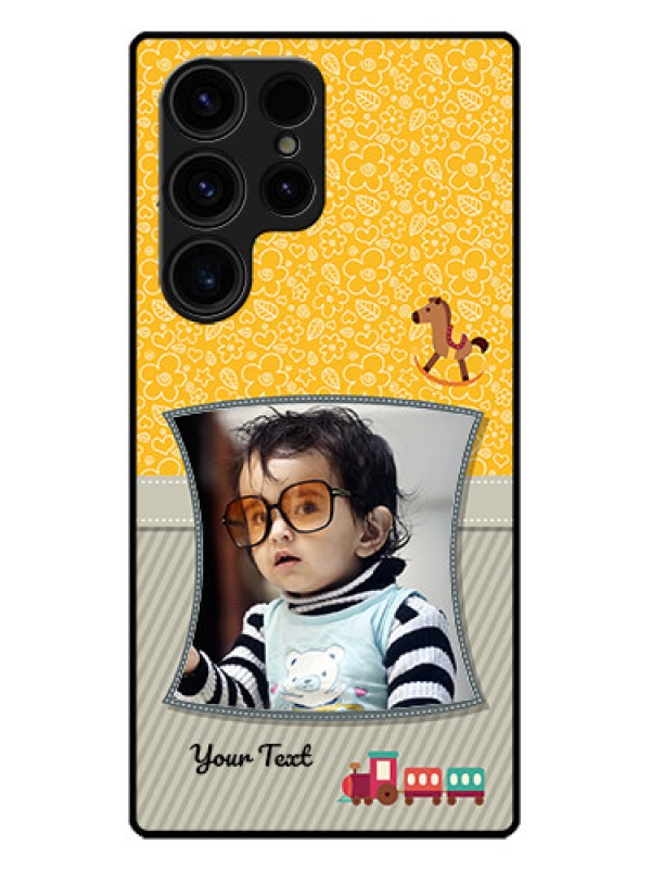 Custom Galaxy S23 Ultra 5G Custom Metal Phone CaseBaby Picture Upload Design