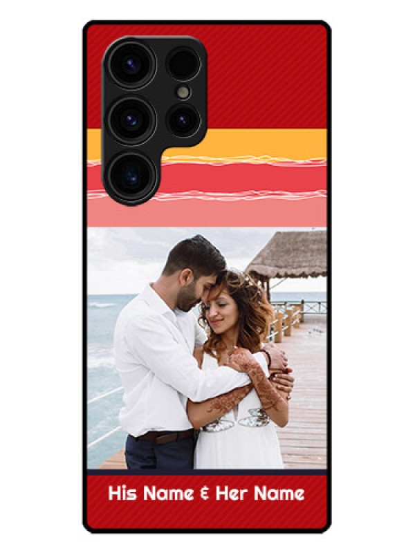 Custom Galaxy S23 Ultra 5G Custom Metal Phone CaseColorful Case Design