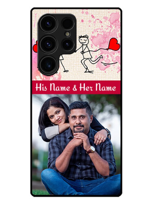 Custom Galaxy S23 Ultra 5G Custom Metal Phone CaseYou And Me Case Design