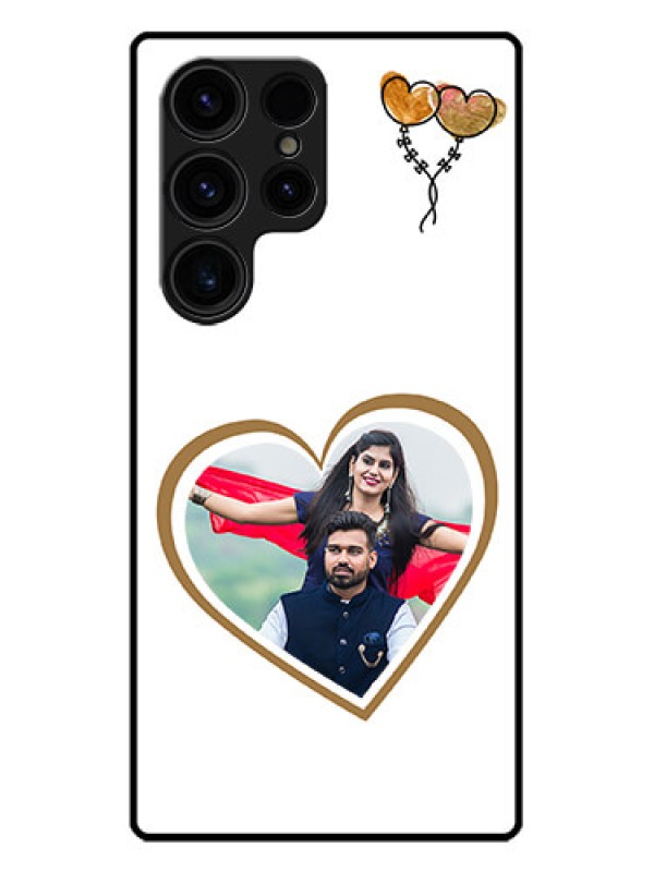 Custom Galaxy S23 Ultra 5G Custom Metal Phone CaseYou and Me Design