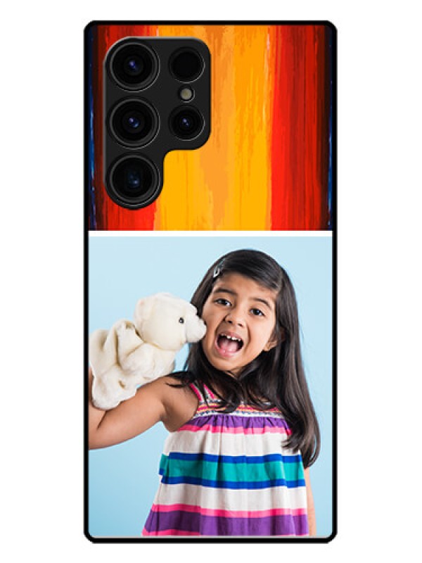 Custom Galaxy S23 Ultra 5G Custom Metal Phone CaseMulti Color Design